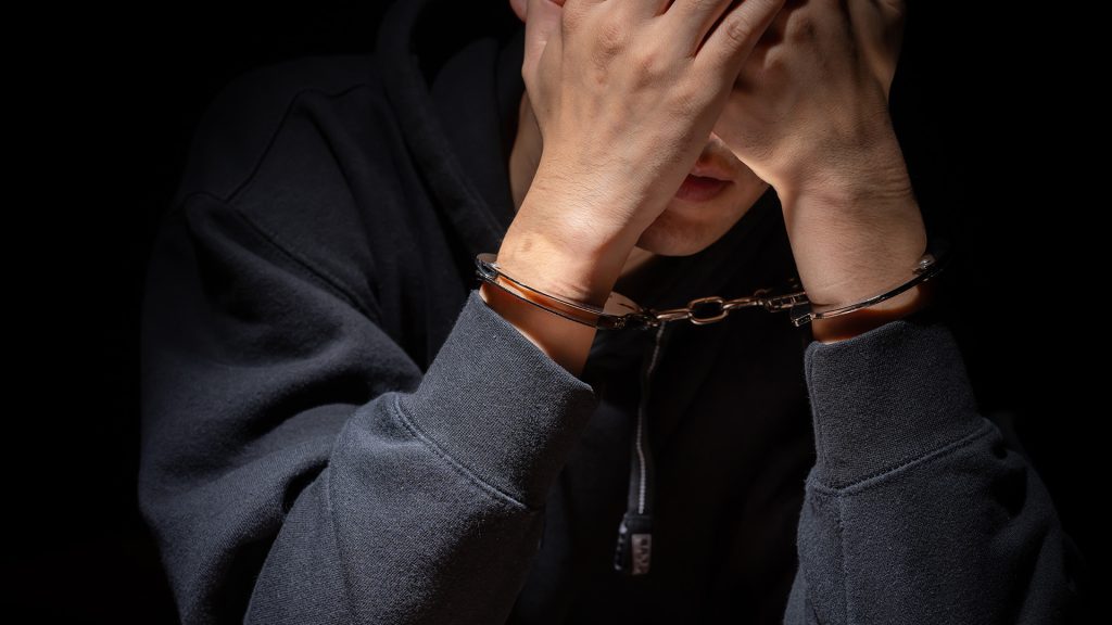 Theft & Property Crimes Lawyer in Charlotte & Kinston, NC Defense attorney in North Carolina reviewing a case with a client charged with theft or property crimes, inside a professional law office.